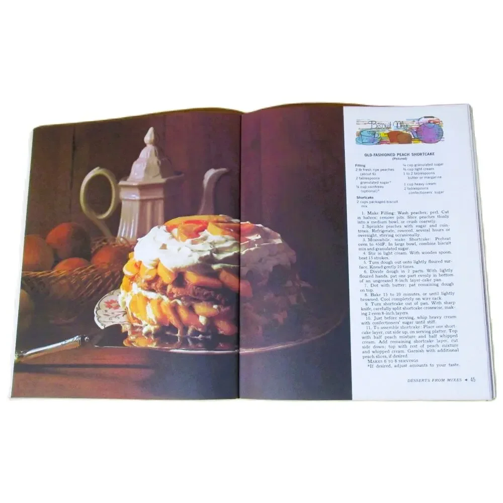 Vintage McCall's Cookless Cookbook 1965 Mixes, Canned Foods & Holiday Recipes